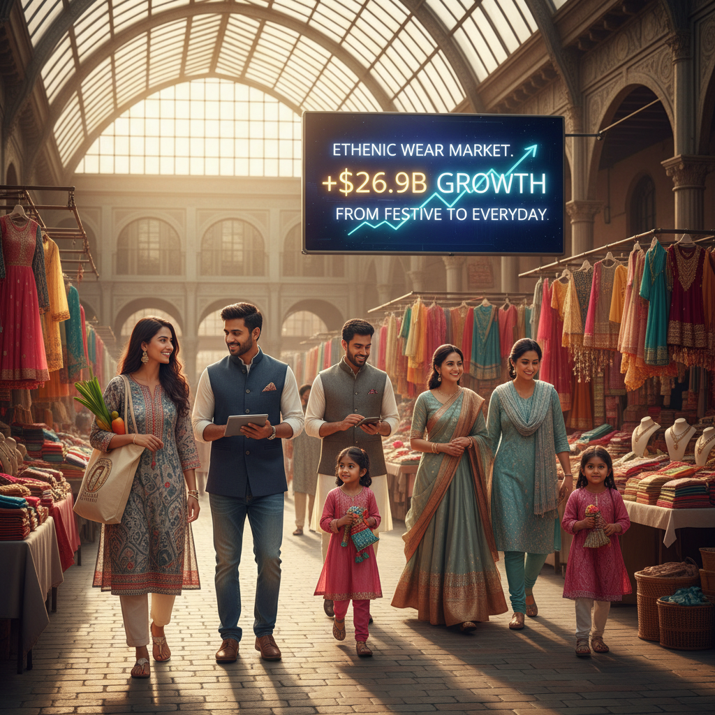 Ethnic Wear's Modern Metamorphosis: From Festive Attire to Everyday Chic