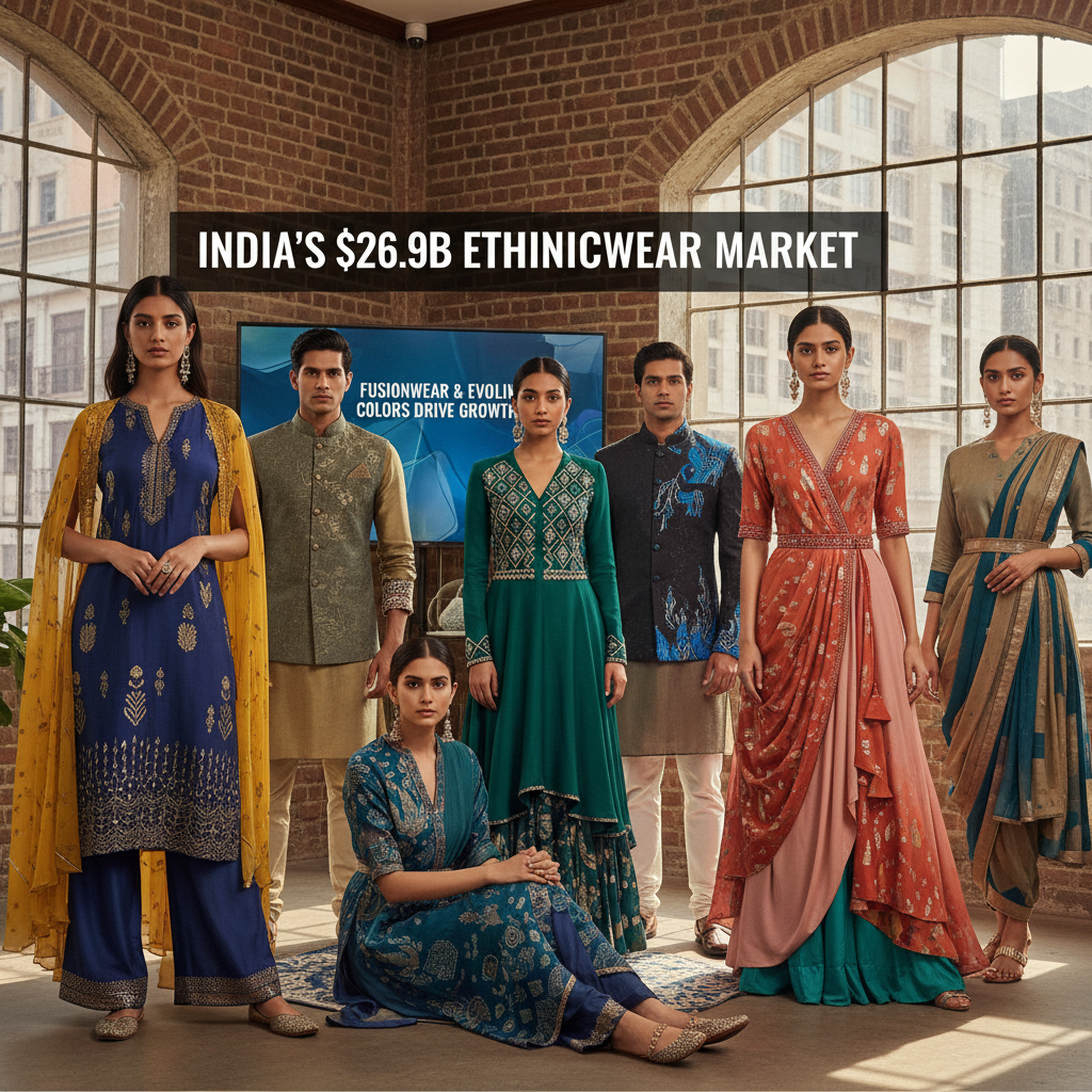 The Resurgence of Indian Ethnicwear: Fusion, Fresh Hues, and a Billion-Dollar Boom