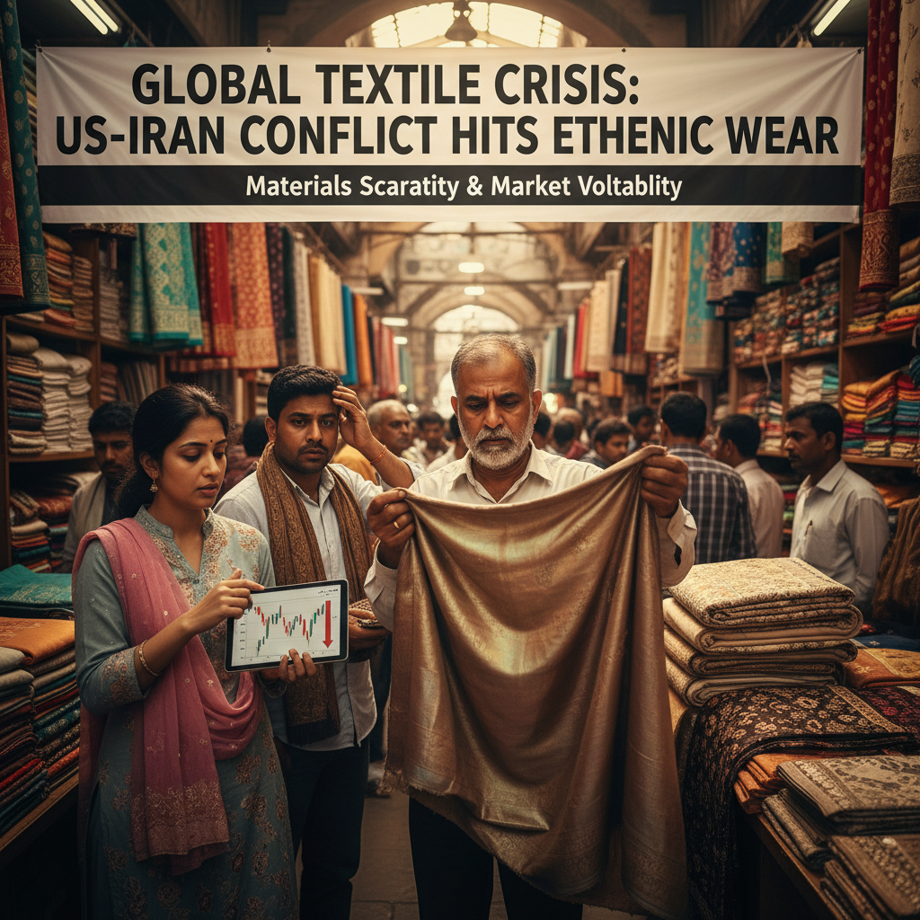 Geopolitical Tensions Rock Ethnic Wear: US-Iran Conflict Threatens Global Textile Supply