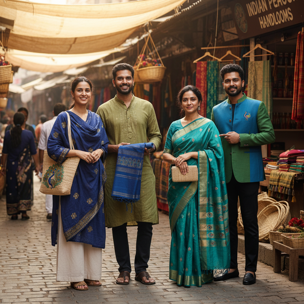 Indian Peacock Brings Handloom into Everyday Fashion to Support Artisans